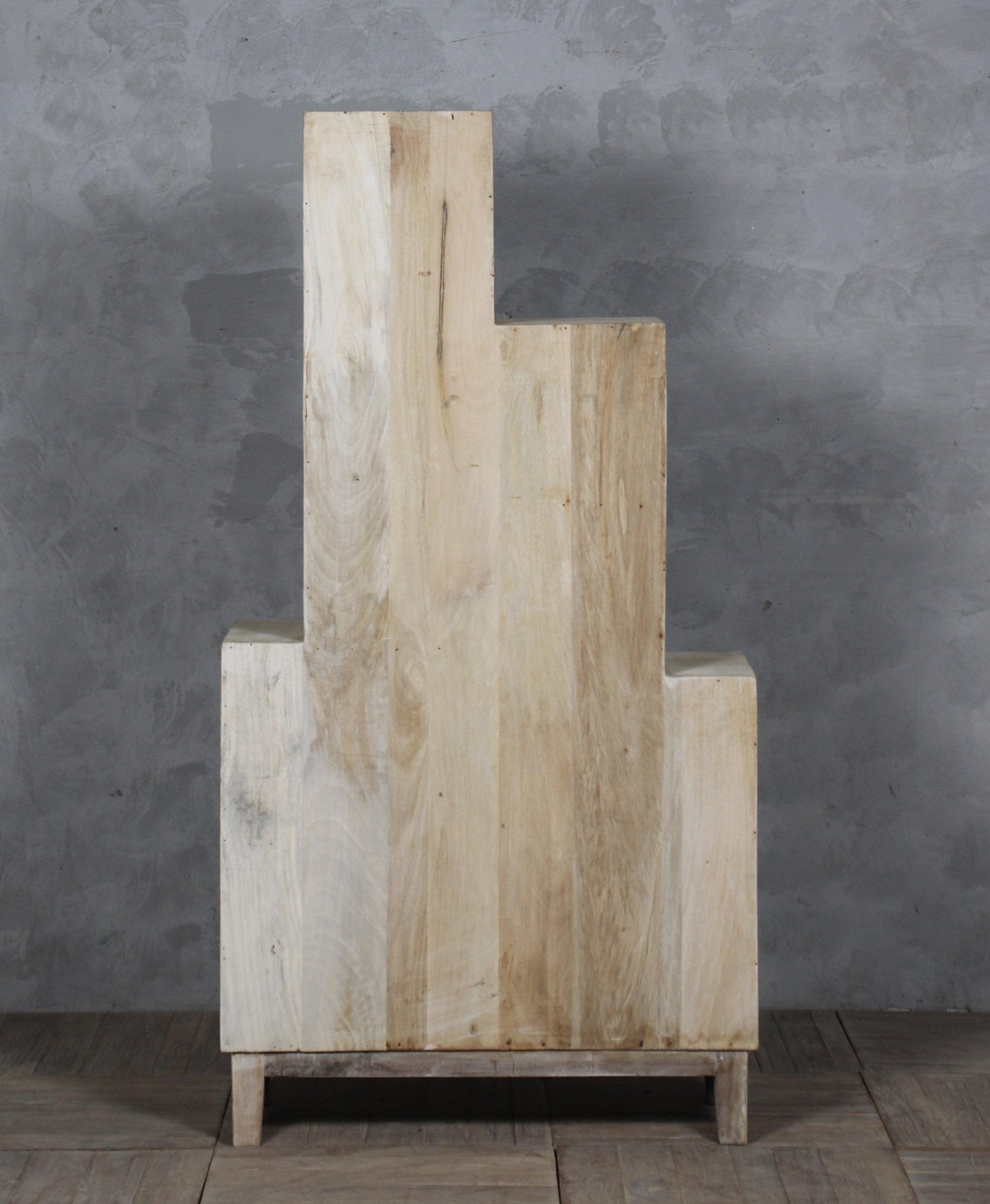 Antique Four Door Mango Wood Storage Cabinet - TesuCabinets & Storage