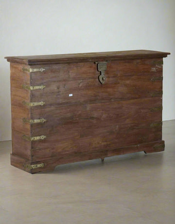 Antique Wooden Console Box - TesuCabinets & Storage
