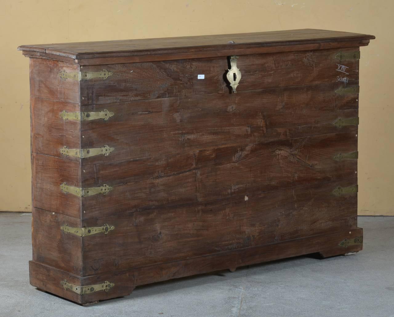 Antique Wooden Console Box - TesuCabinets & Storage