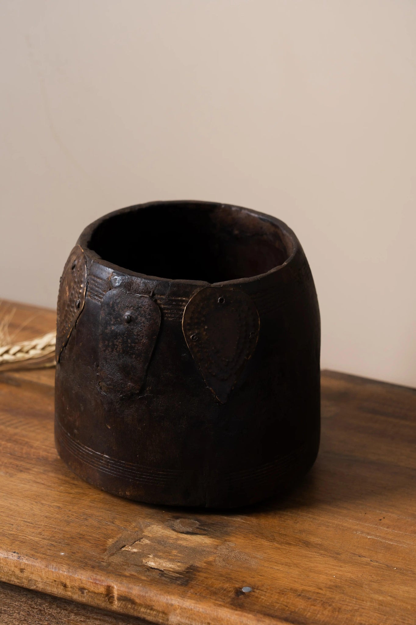 Antique Wooden Tumbler - TesuWooden Pot