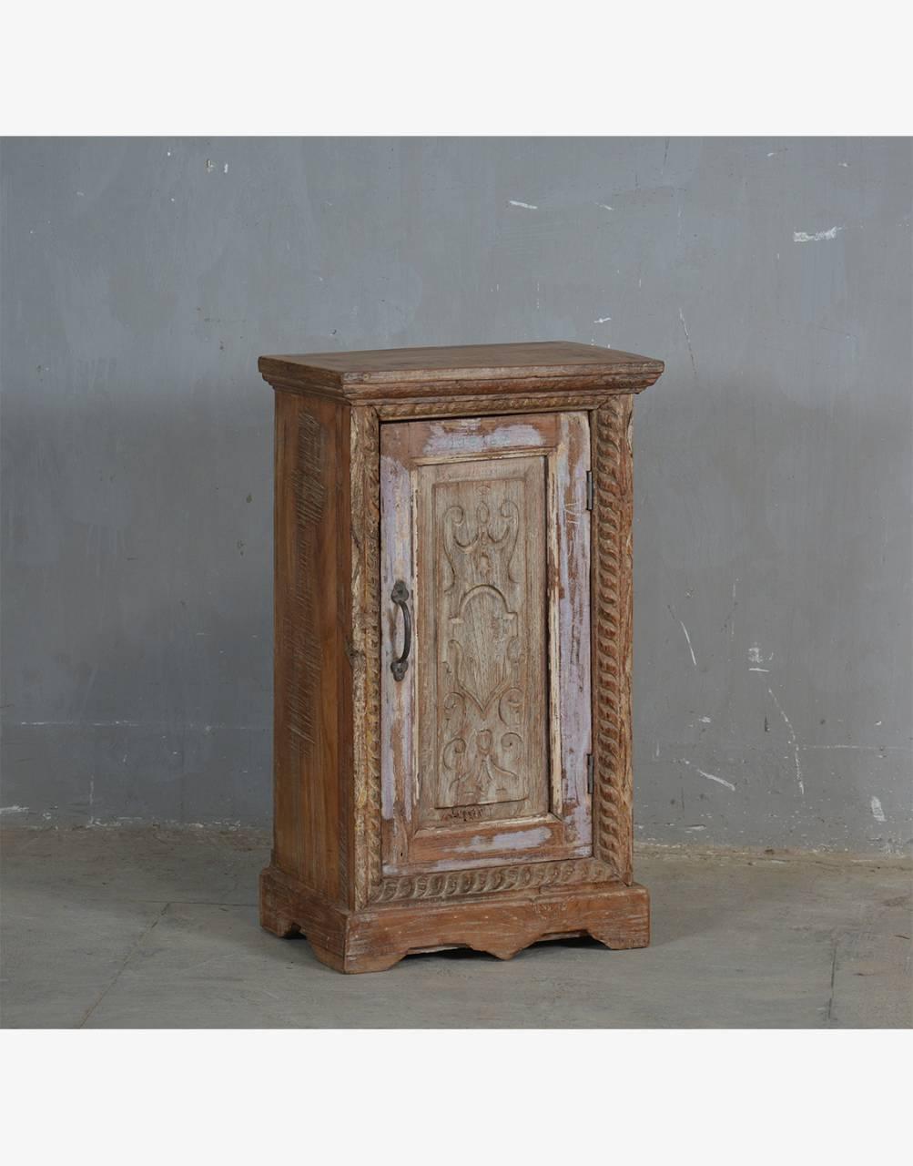 Carved Door Bedside - TesuCabinets & Storage