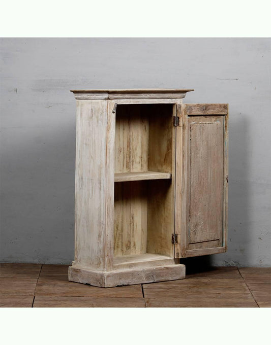 Carved Door Bedside Cabinet - TesuCabinets & Storage