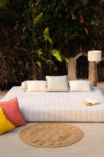 Charcoal Cotton Bedspread With Pillow Covers - TesuBedspread