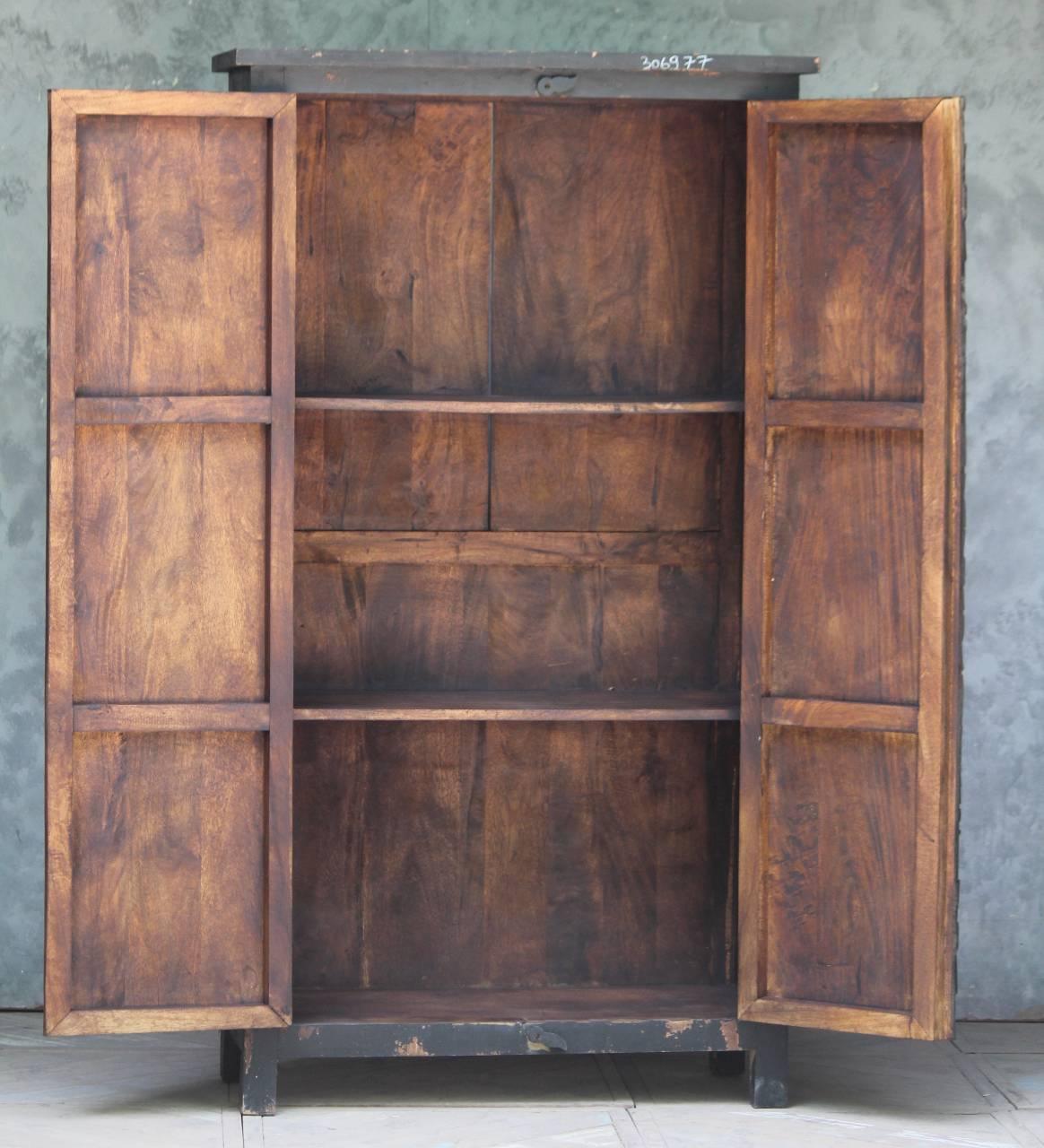 Designed Wooden Almirah - TesuCabinets & Storage