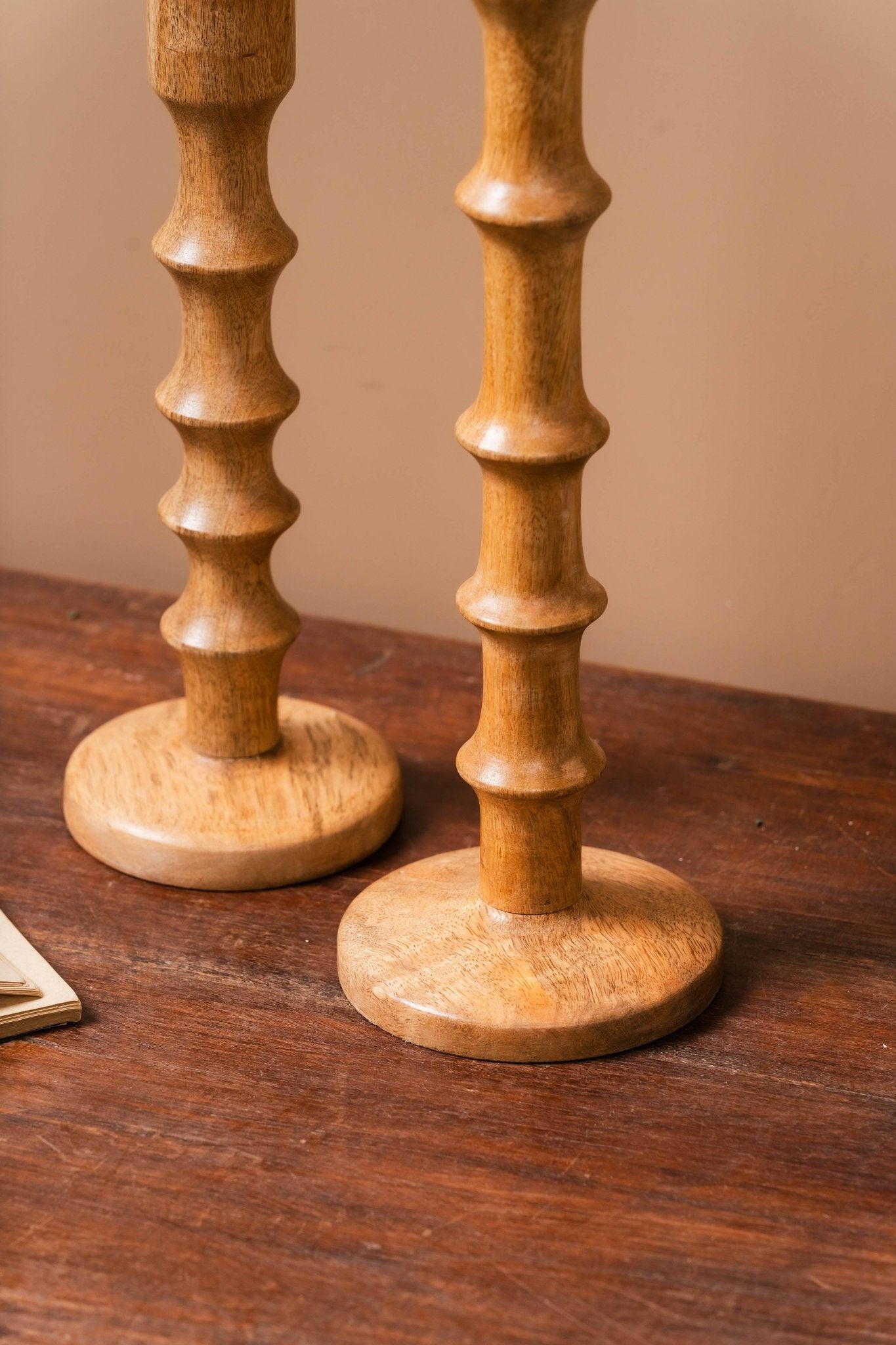Earthy Essance Candle Holder - Set of 2 - TesuCandles & Candle Holders