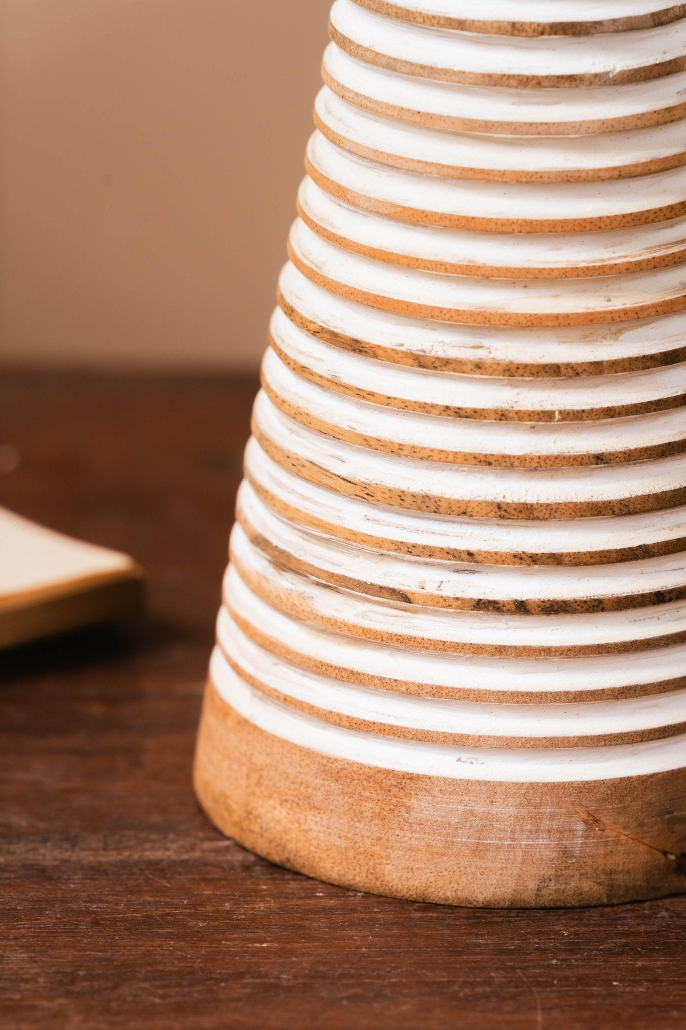 Hand Carved Scented Wooden Candle - TesuCandles & Candle Holders