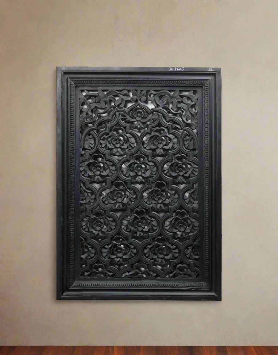 Handcarved Wooden Panel - TesuWall Decor