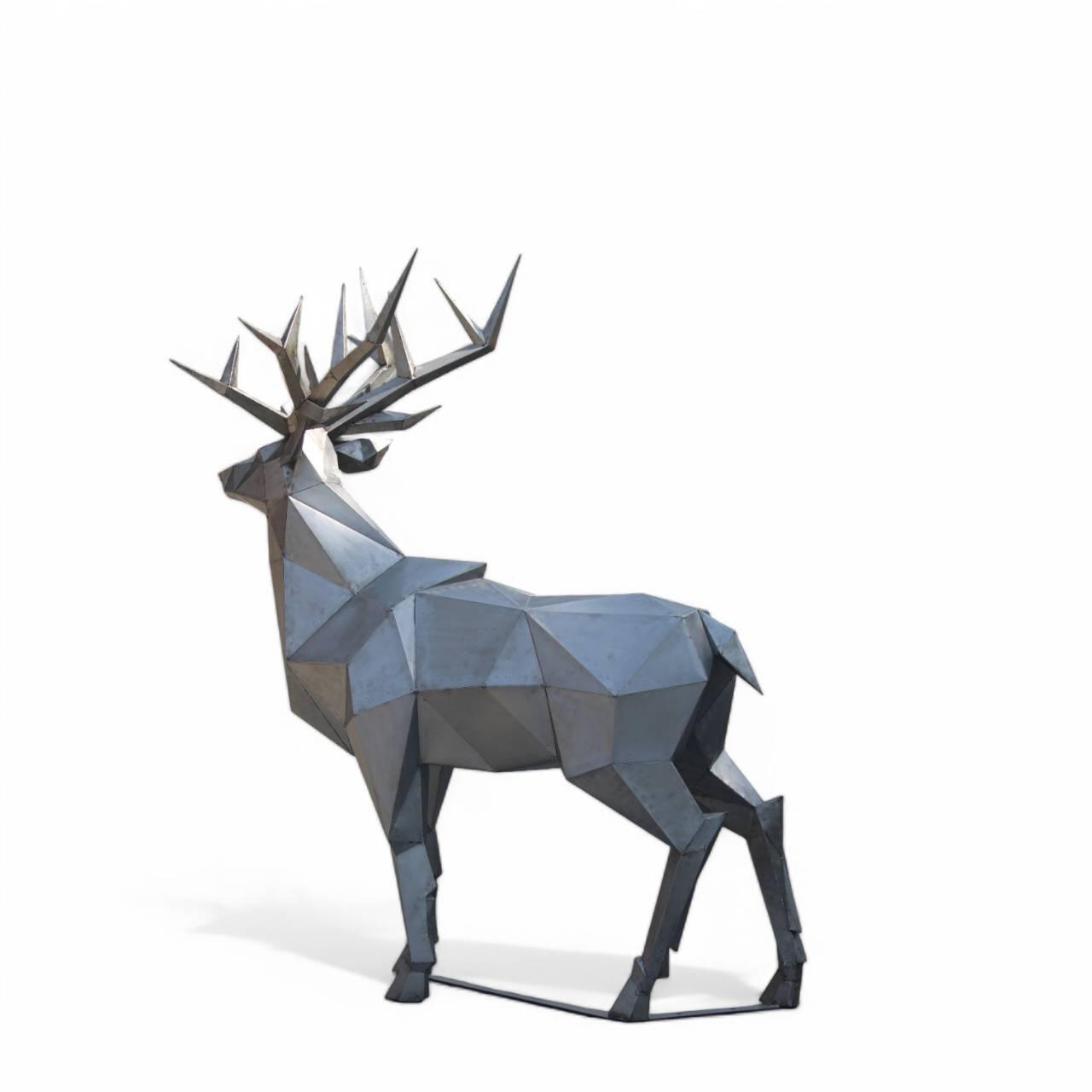 Iron Rein Deer - TesuSculpture