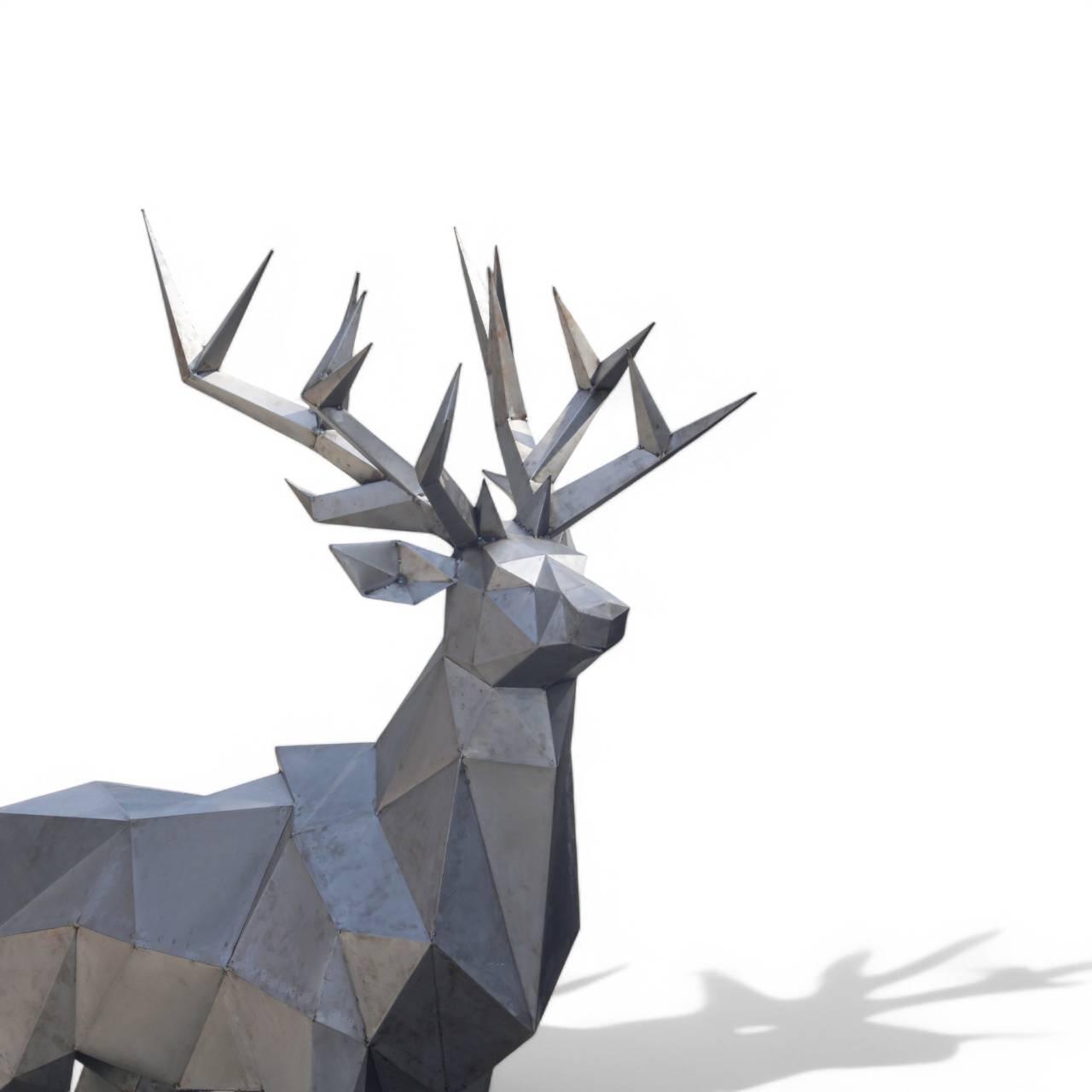Iron Rein Deer - TesuSculpture