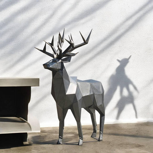 Iron Rein Deer - TesuSculpture
