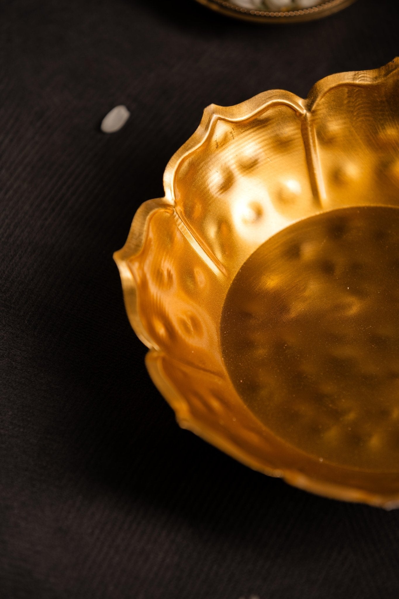 Kamal Brass Plated Urli with Marble Base - Set of 2 - TesuUrli