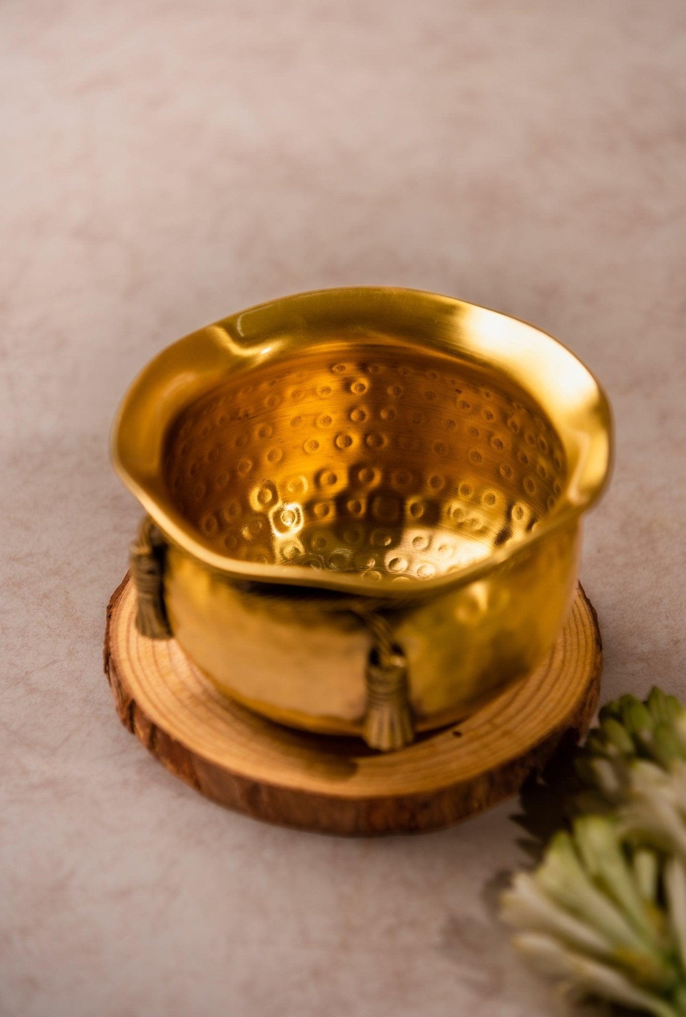 Knotted Brass Handi - TesuHome & Kitchen