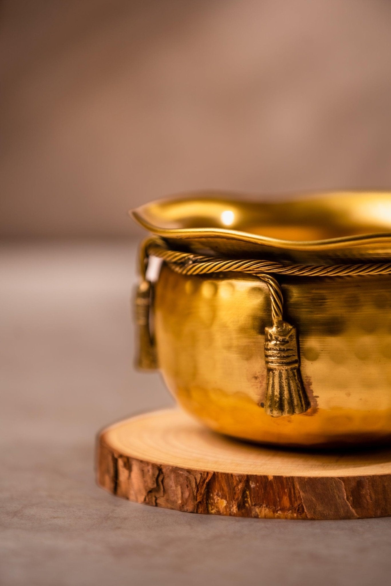 Knotted Brass Handi - TesuHome & Kitchen