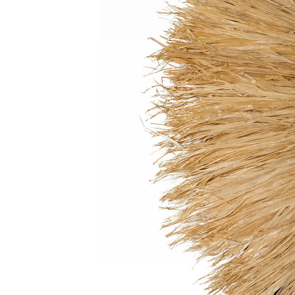 Rustic Banana Fiber Sunburst Mirror - TesuMirror