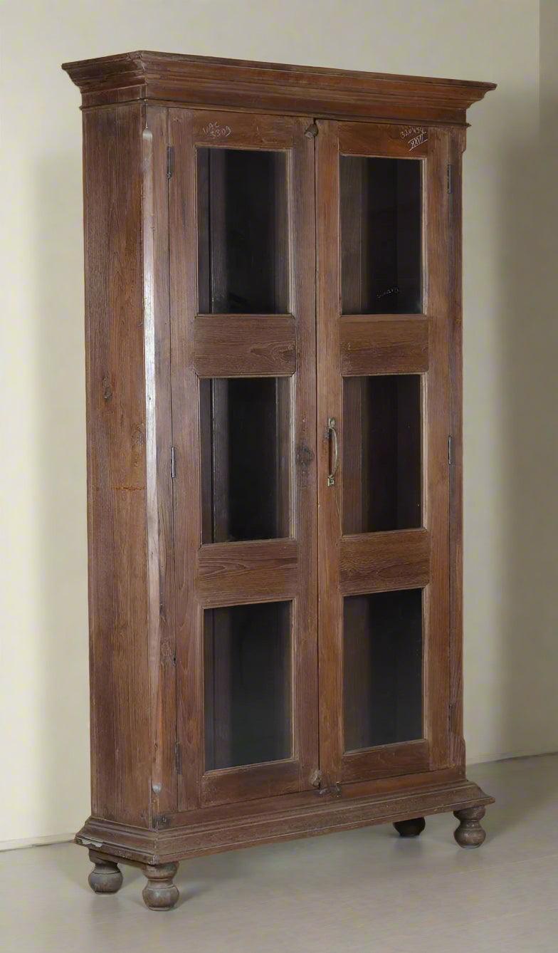 Rustic Wooden Display Cabinet - TesuCabinets & Storage