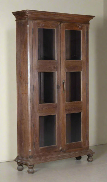 Rustic Wooden Display Cabinet - TesuCabinets & Storage