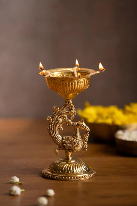 Swarnim Brass Dia - TesuBrass Diya