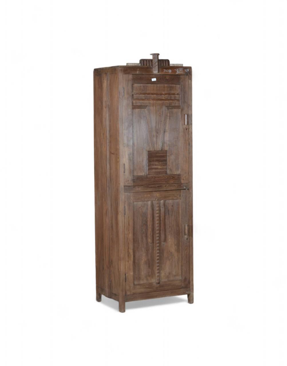Teak Wood Handcarved Almirah - TesuCabinets & Storage