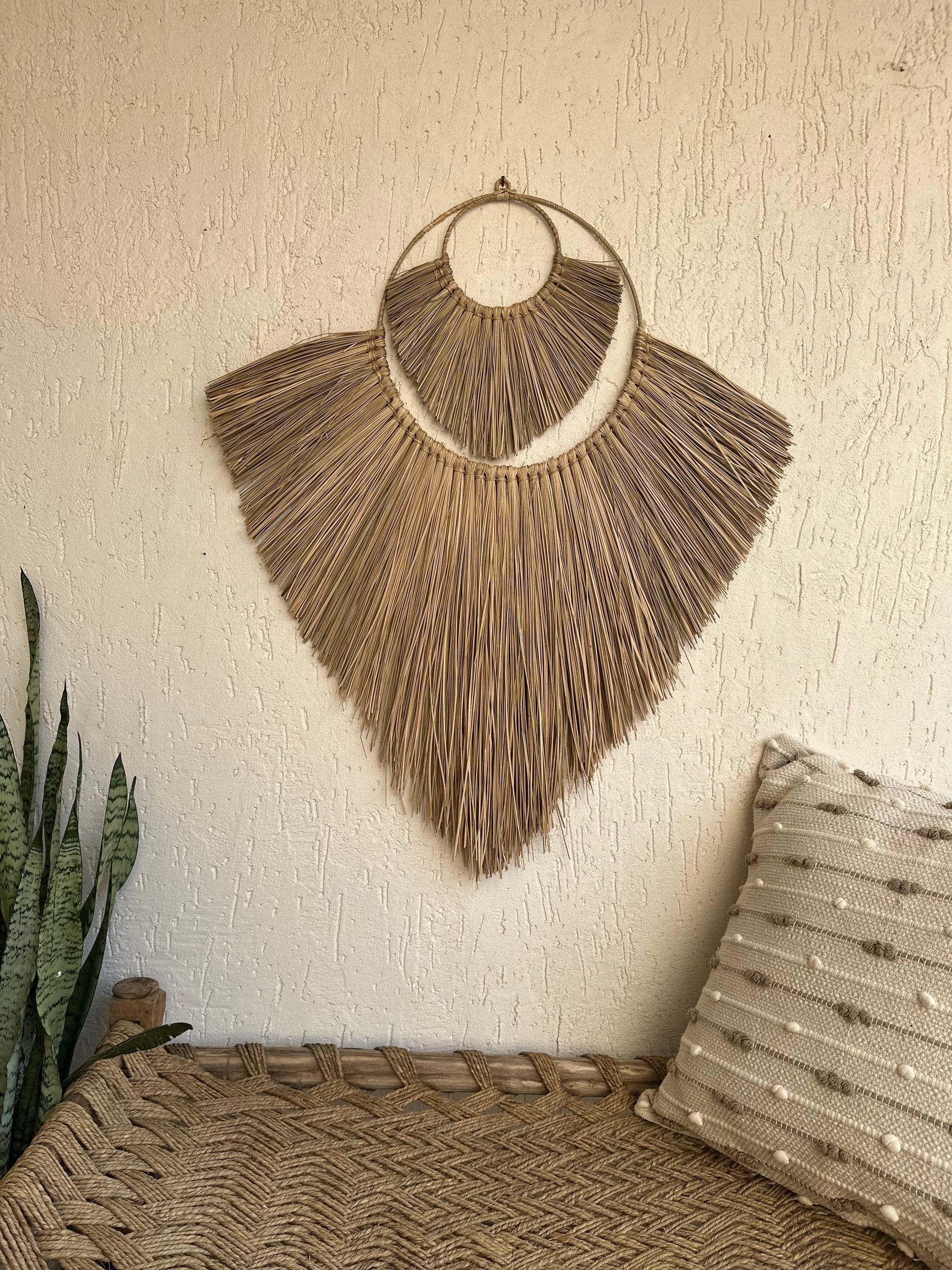 Designer Seagrass Hanging Wall Décor - TESU