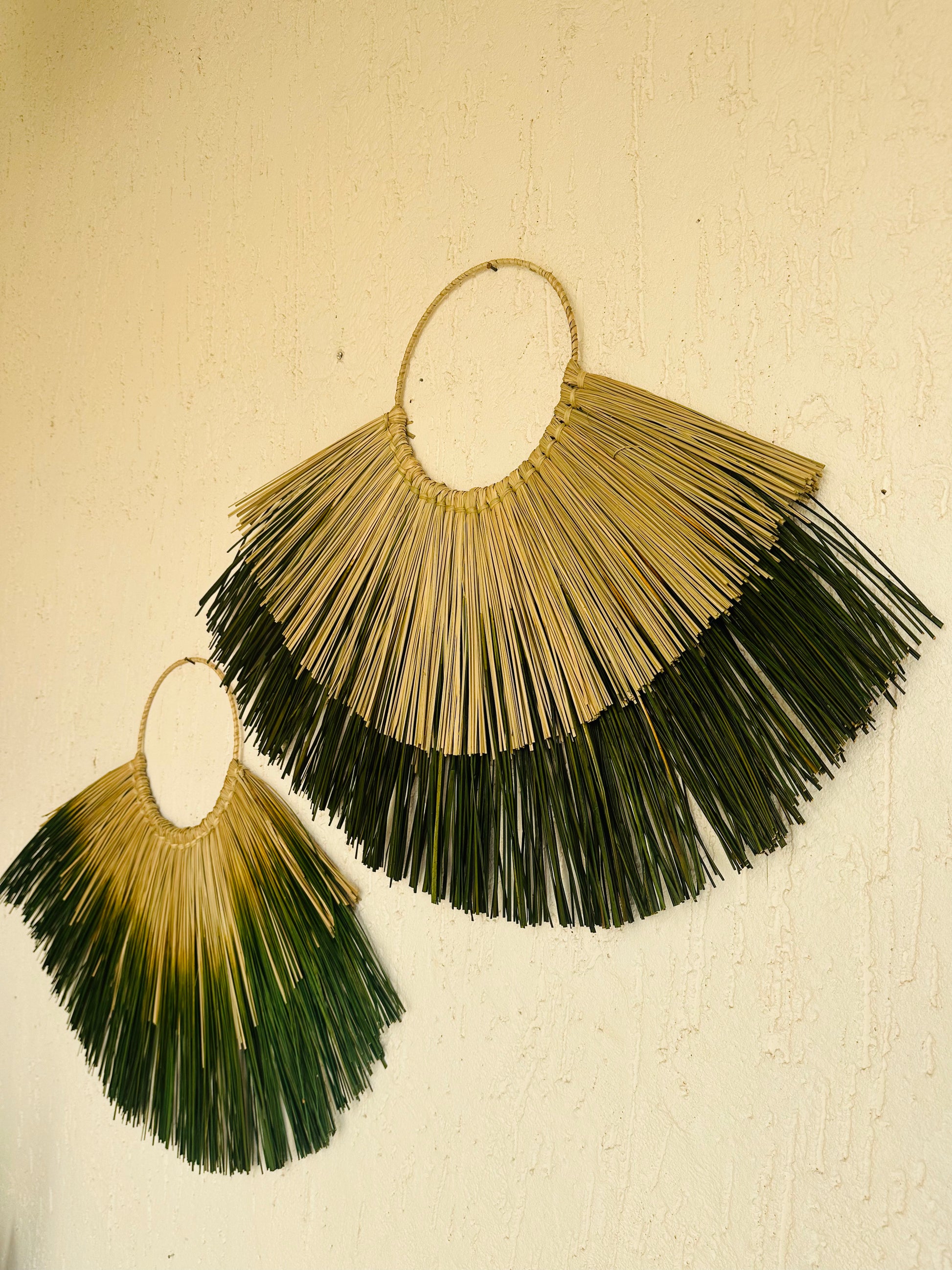 Forest Green Seagrass Wall Decor - TESU