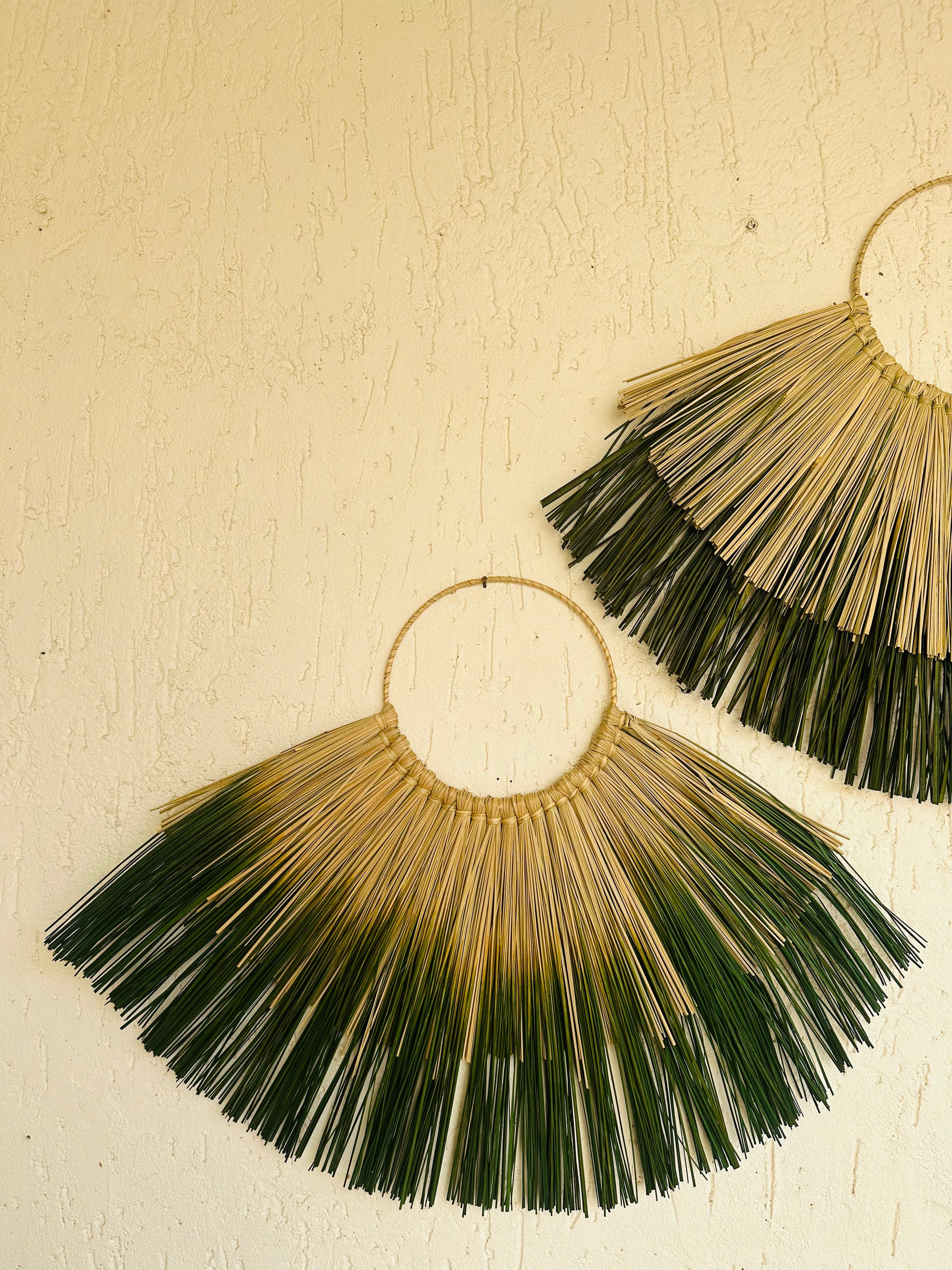 Forest Green Seagrass Wall Decor - TESU