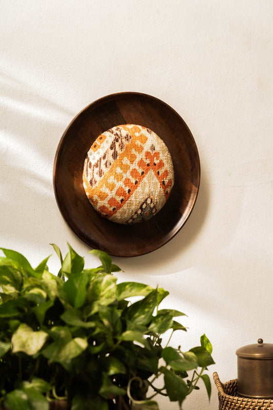 Threaded Treasures Wood and Fabric Wall Decor - TesuWall Decor