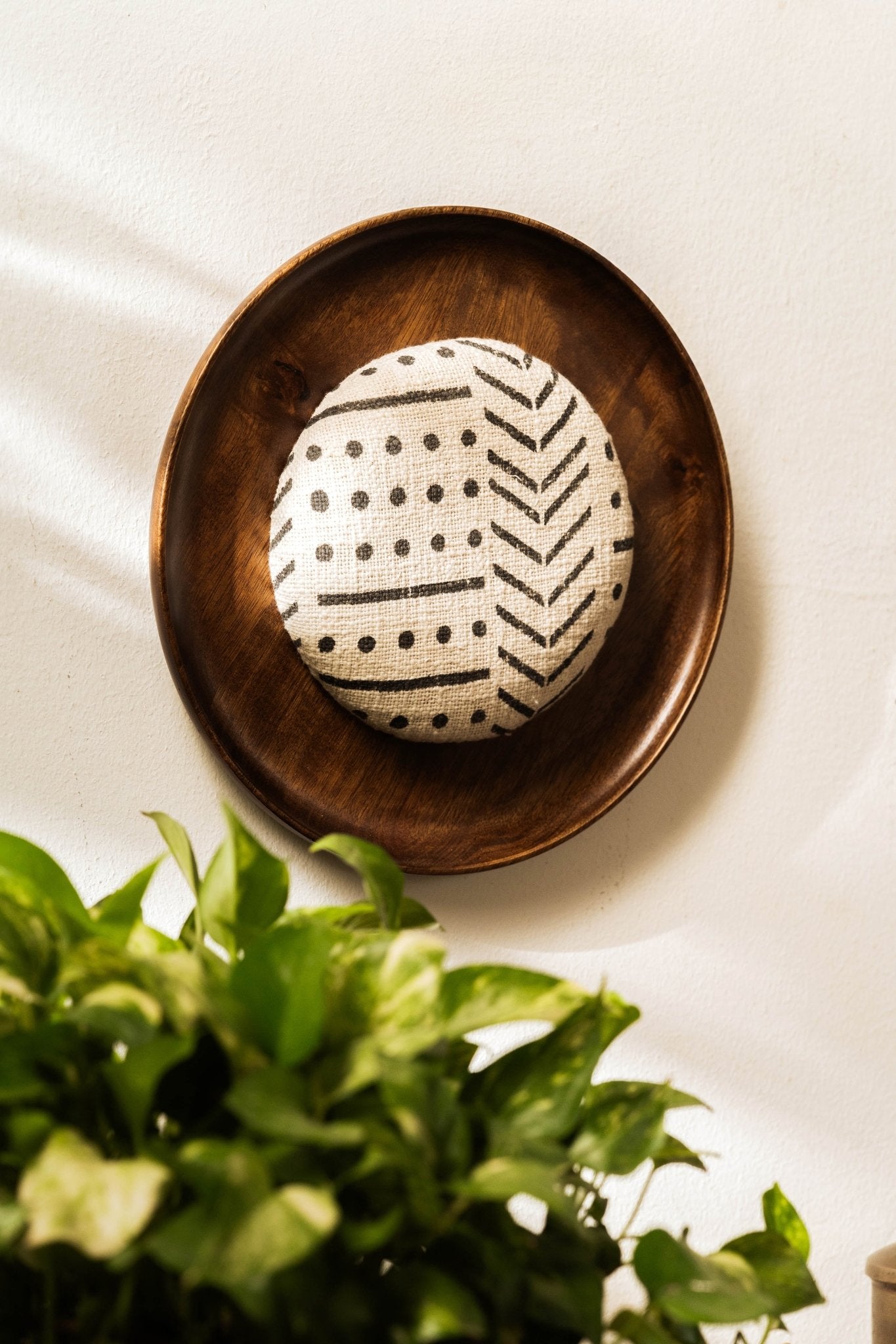 Threaded Treasures Wood and Fabric Wall Decor - TesuWall Decor