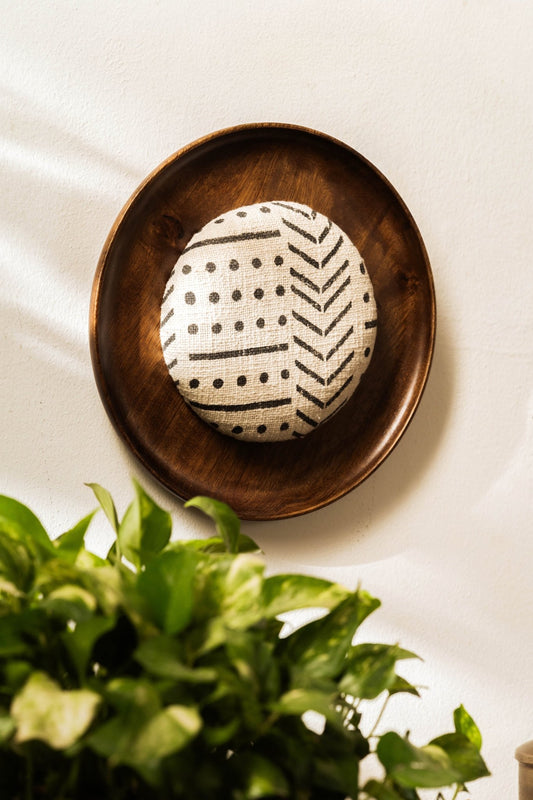 Threaded Treasures Wood and Fabric Wall Decor - TesuWall Decor