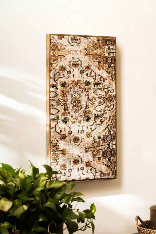 Threaded Treasures Wood and Fabric Wall Decor - Big - TesuWall Decor