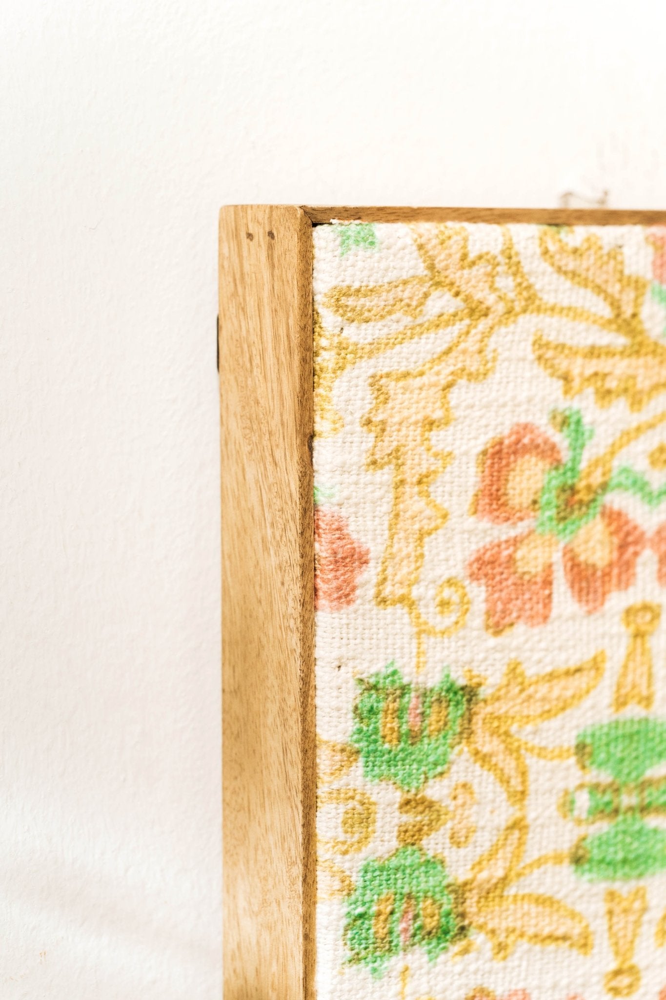 Threaded Treasures Wood and Fabric Wall Decor - Big - TesuWall Decor