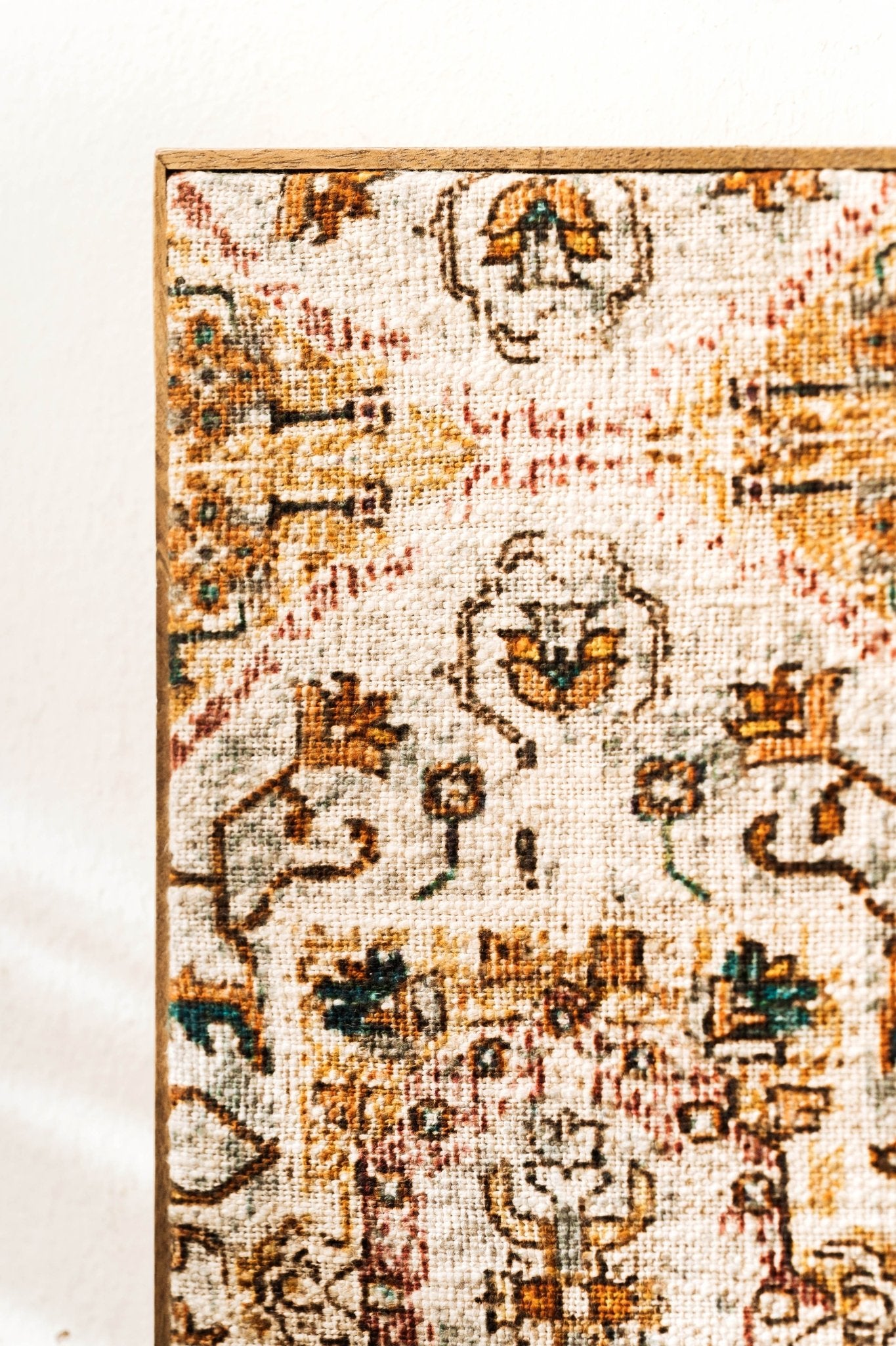 Threaded Treasures Wood and Fabric Wall Decor - Big - TesuWall Decor