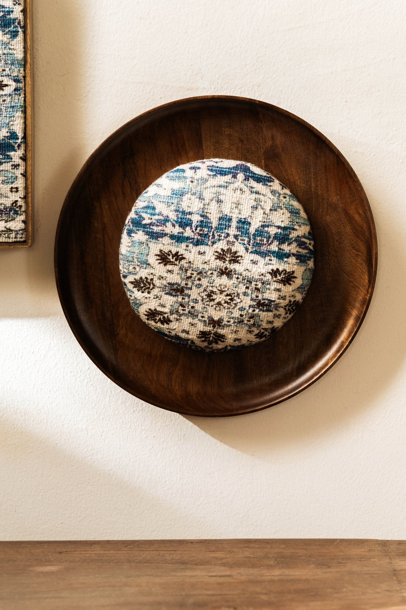 Threaded Treasures Wood and Fabric Wall Decor - Set of 2 - TesuWall Decor