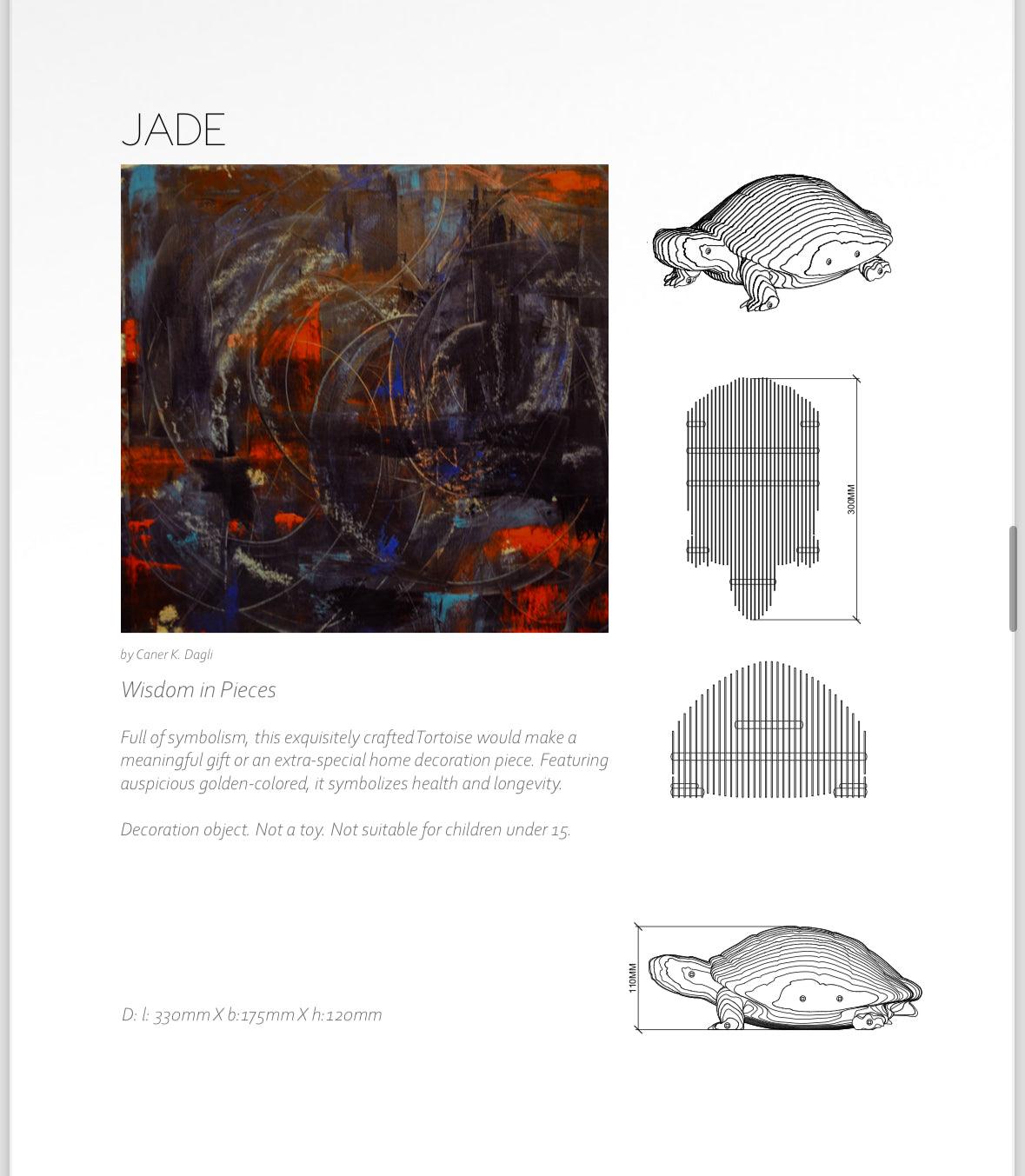 Turtle Parametric Sculpture detail view - intricate stainless steel parametric design home decor with sophisticated.