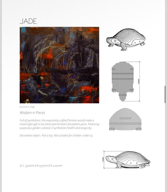 Turtle Parametric Sculpture detail view - intricate stainless steel parametric design home decor with sophisticated.