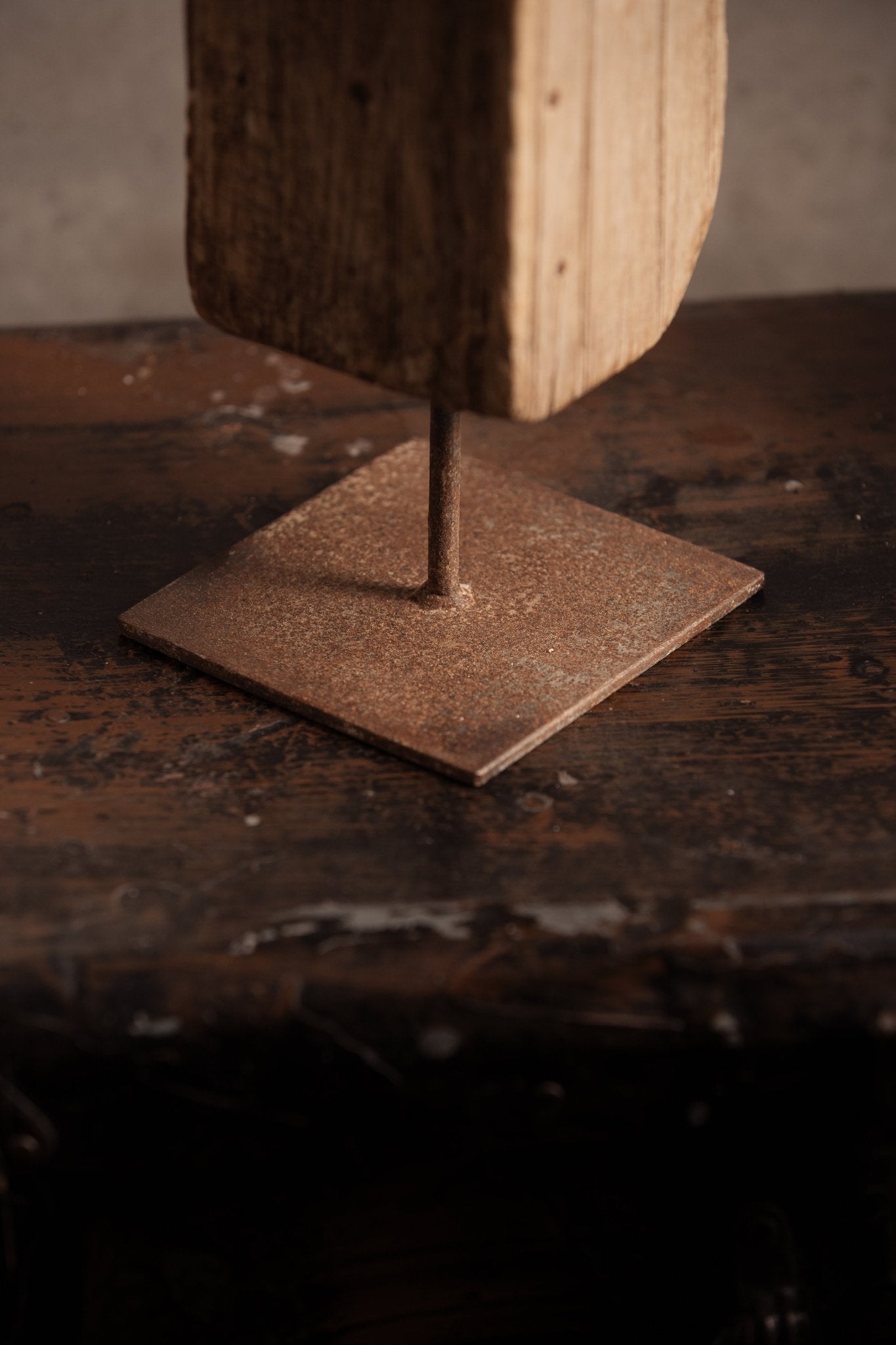 Vintage Handcarved Wooden Candle Stand - TesuCandles & Candle Holders