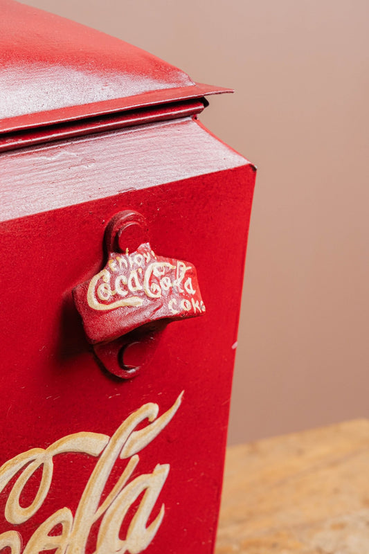 Vintage Red Cola Conical Box - TesuHome Decor