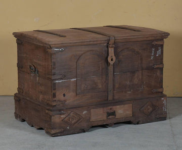 Vintage Wooden Iron Box - TesuCabinets & Storage