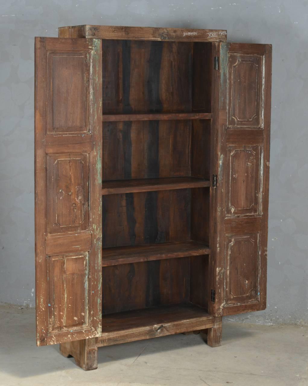 Wooden Carved Door Almirah - TesuCabinets & Storage