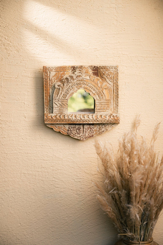 Wooden Carved Mirror - TesuMirror