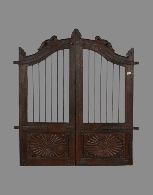 Wooden - Iron Door - TesuAntique Decor