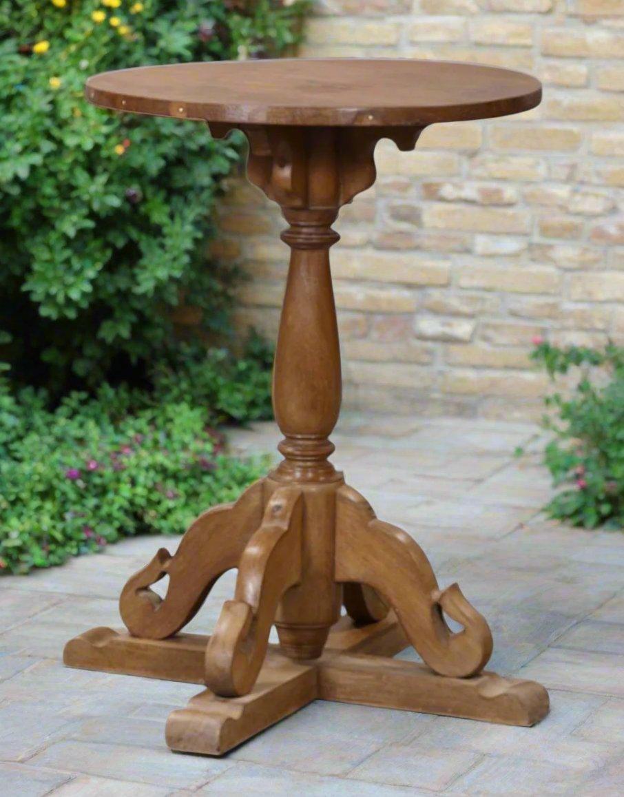 Wooden Round Table - TesuSide Table