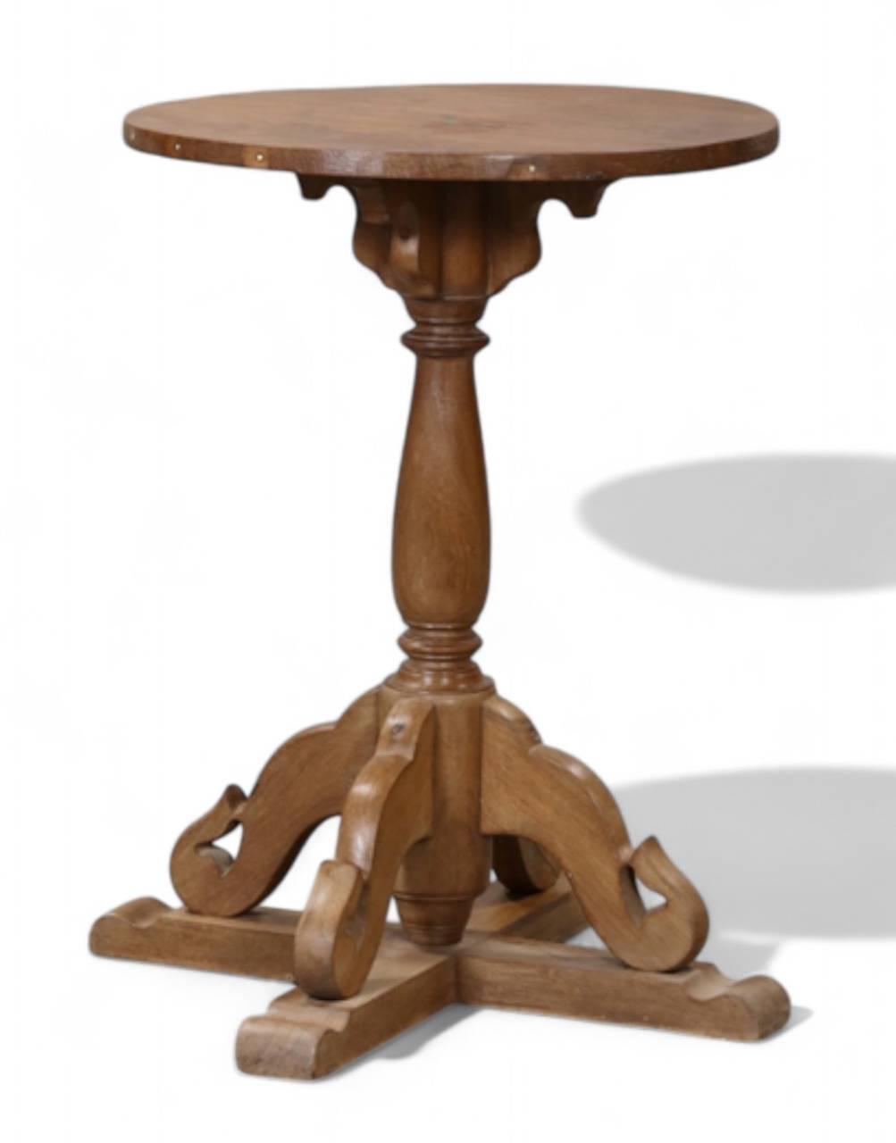 Wooden Round Table - TesuSide Table
