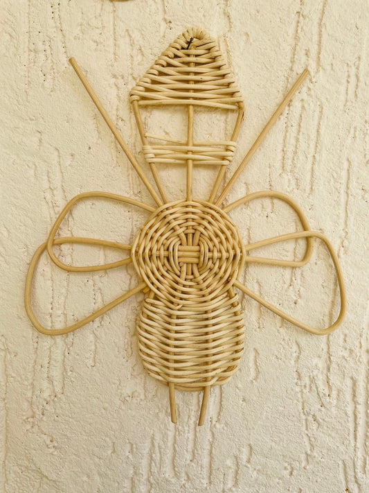 Bees Cane Wall Decor - Set of 2 - TesuWall Decor