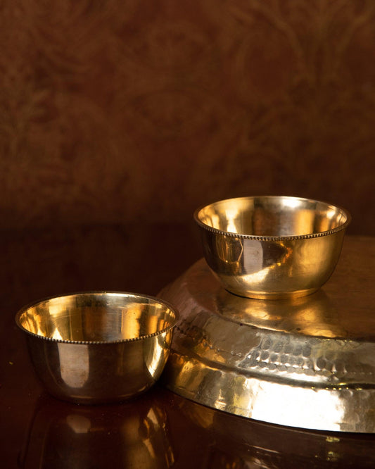 Brass Plain Bowl - TesuBrass Diya