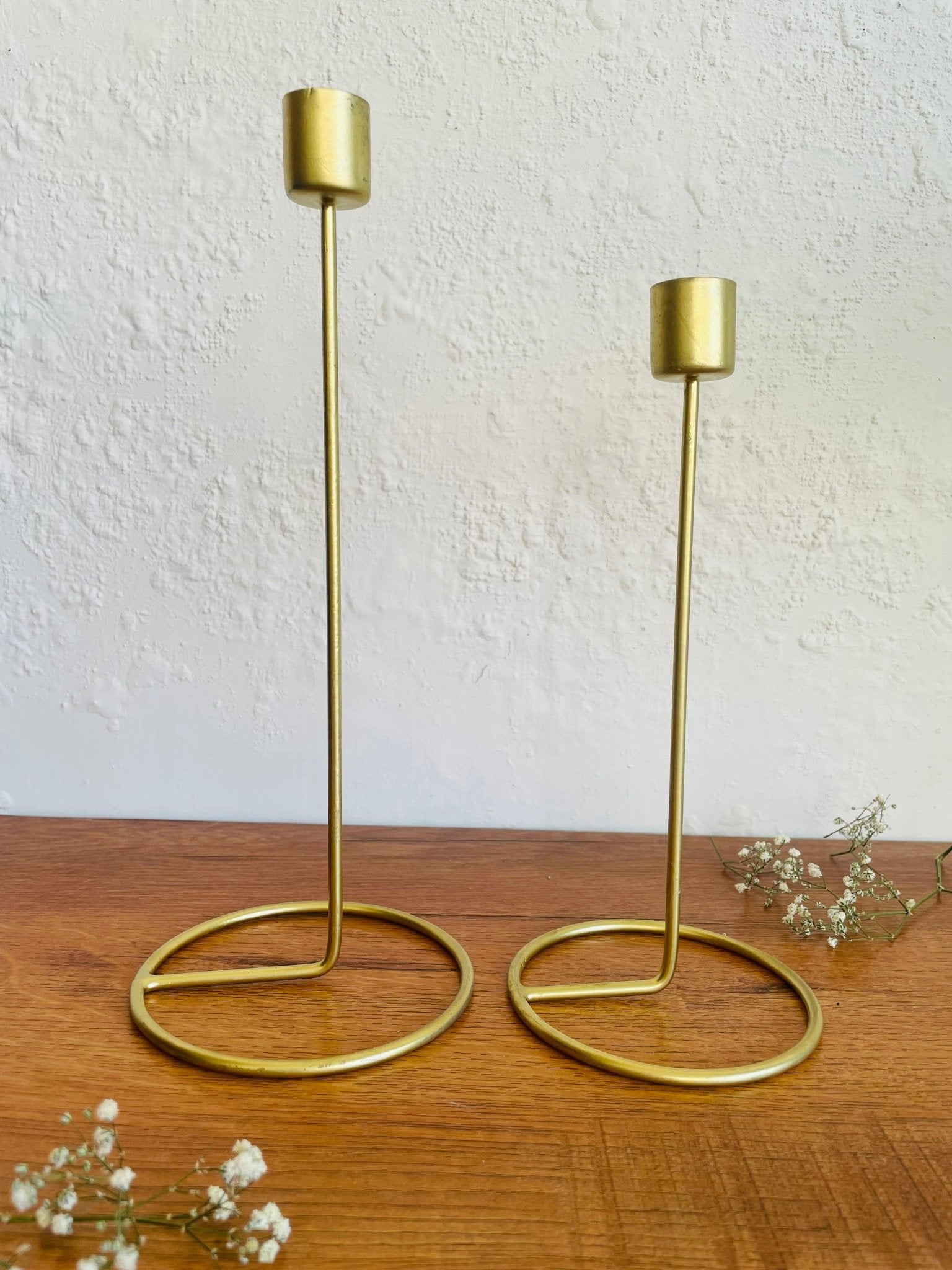 Contemporary Candle Holder - Set of 2 - TesuCandles & Candle Holders