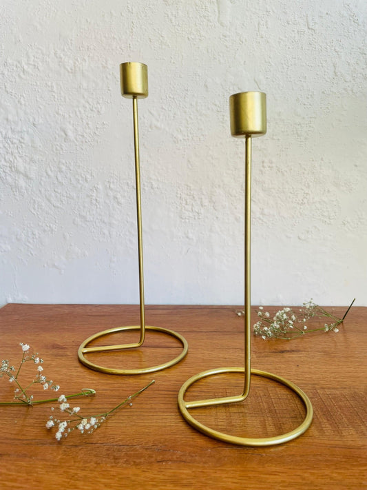 Contemporary Candle Holder - Set of 2 - TesuCandles & Candle Holders