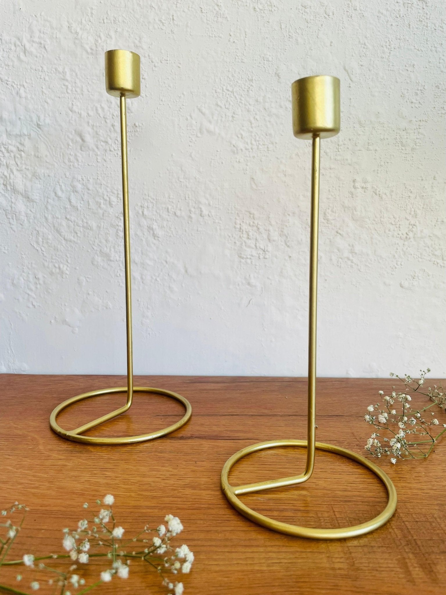 Contemporary Candle Holder - Set of 2 - TesuCandles & Candle Holders