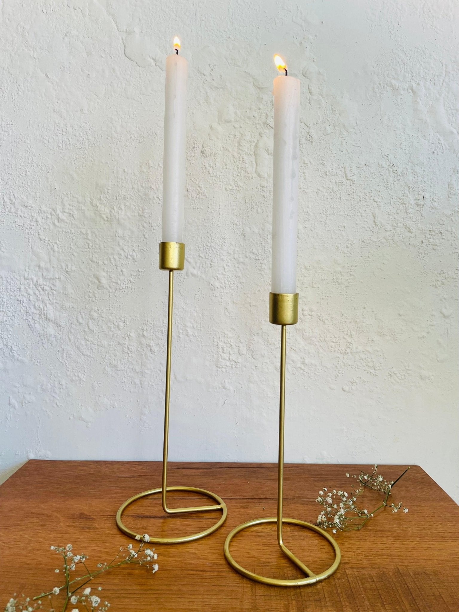 Contemporary Candle Holder - Set of 2 - TesuCandles & Candle Holders