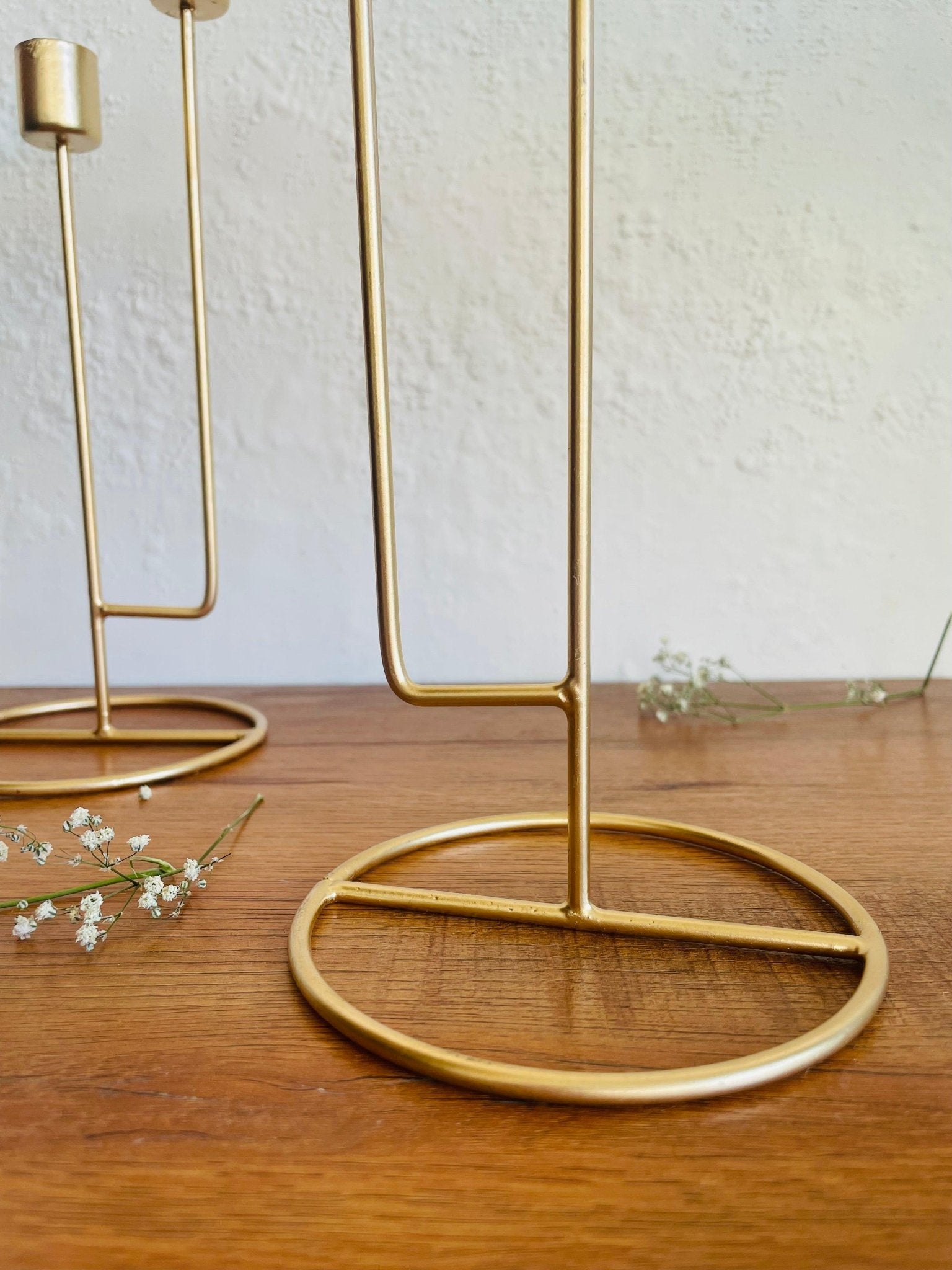 Contemporary Twin Candle Holder - TesuCandles & Candle Holders