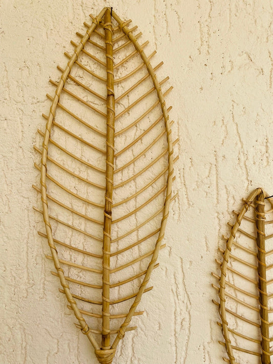 Leaf Cane Wall Decor - Set of 3 - TesuWall Decor